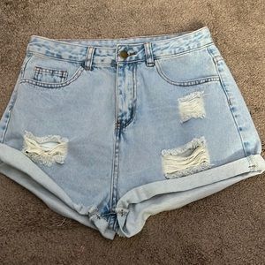 jean shorts